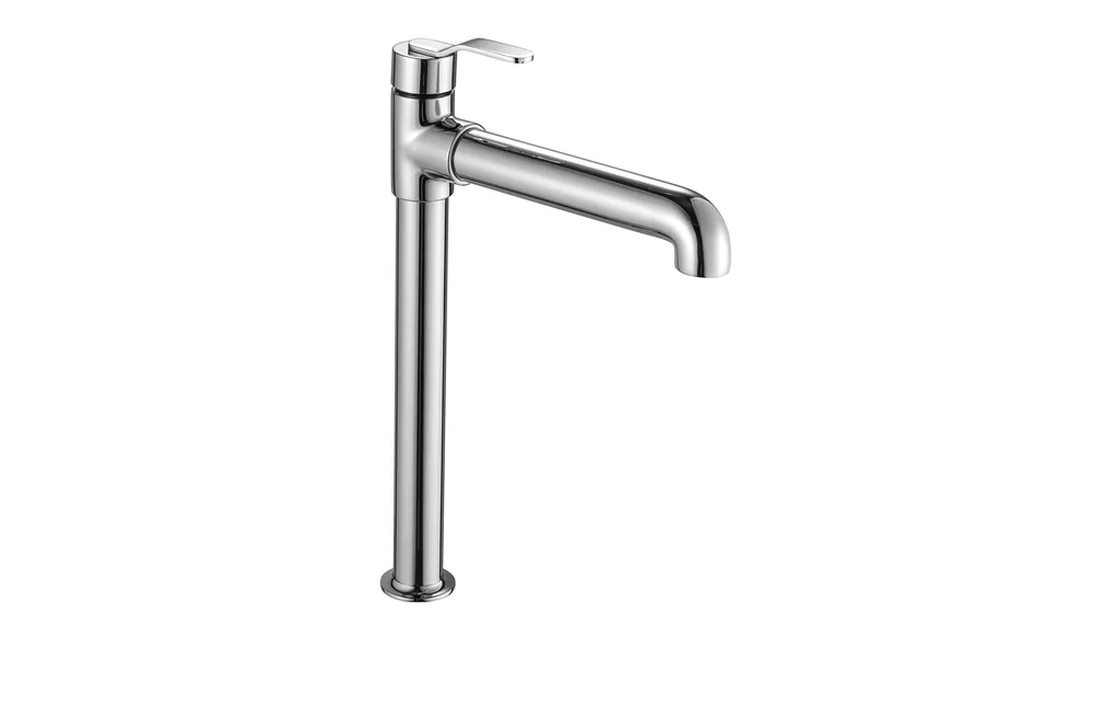 Monomando lavabo vertical alto