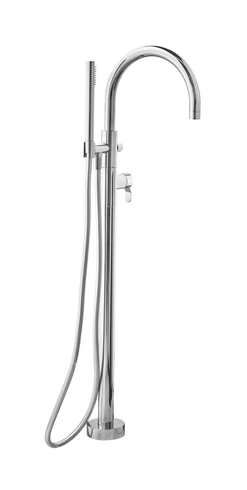 Monomando columna para bañera exenta