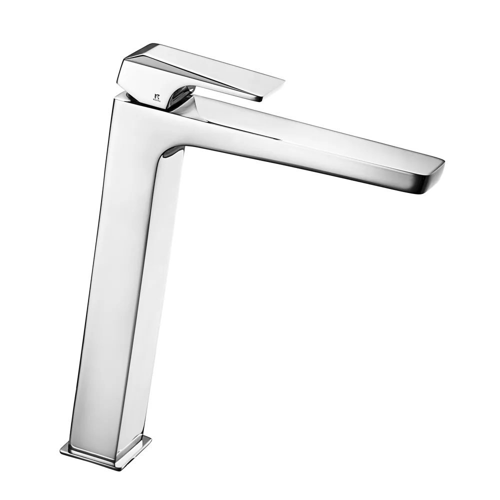 Monomando lavabo alto con válvula Click Clack