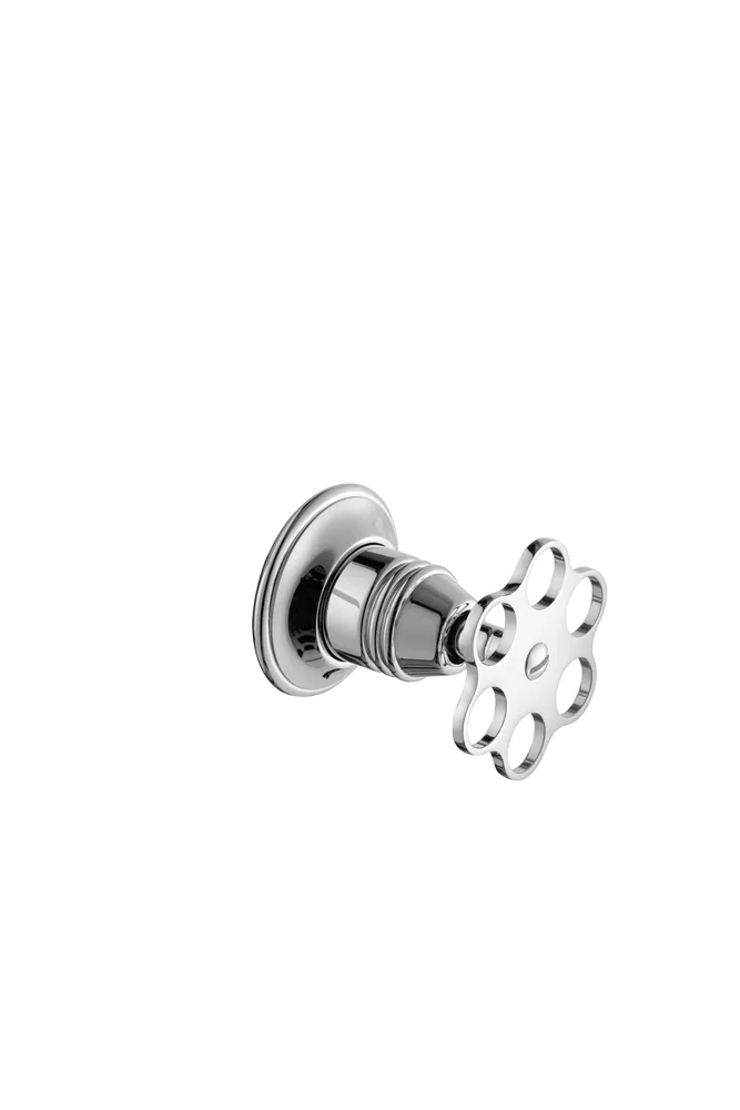 Llave paso de 1/2" volante cónico