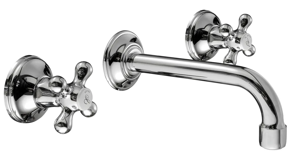 Grupo lavabo empotrar 1/2" caño 170 mm