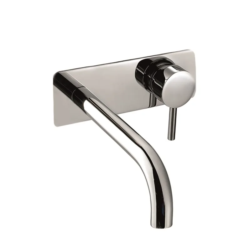 Monomando lavabo empotrar caño 140 mm