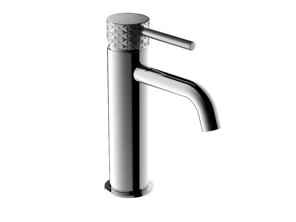 Monomando lavabo C, volante Diamond con válvula Click Clack
