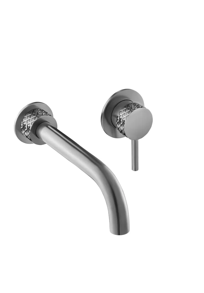 Monomando lavabo empotrar volante Lines, caño 170mm